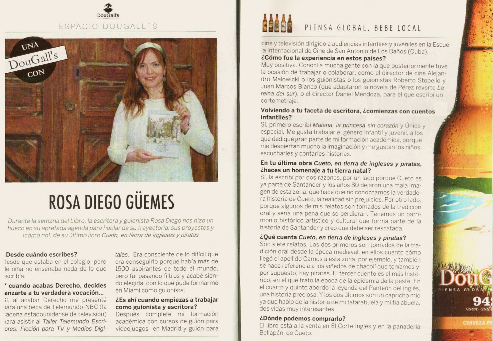 Tomando una DouGall´s en La Guía Go